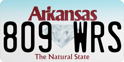 AR license plate 809WRS