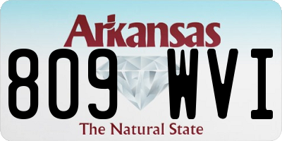 AR license plate 809WVI