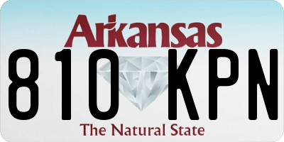 AR license plate 810KPN