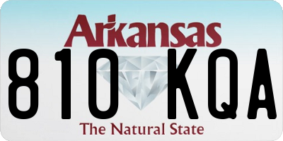 AR license plate 810KQA