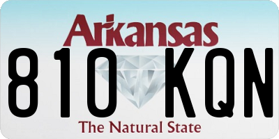 AR license plate 810KQN