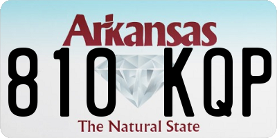 AR license plate 810KQP