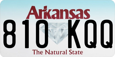 AR license plate 810KQQ