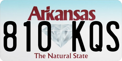 AR license plate 810KQS