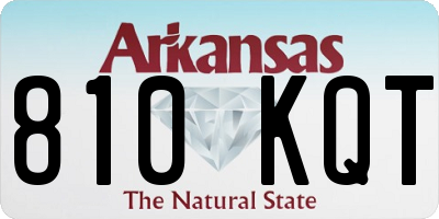 AR license plate 810KQT