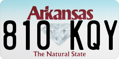 AR license plate 810KQY