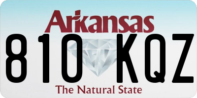 AR license plate 810KQZ