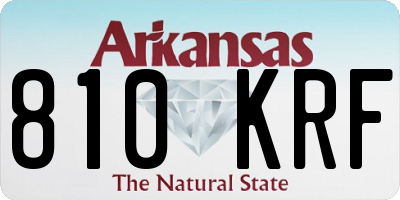 AR license plate 810KRF