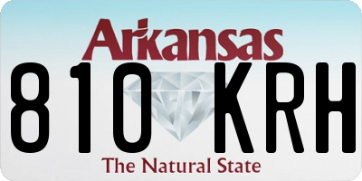 AR license plate 810KRH