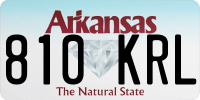 AR license plate 810KRL