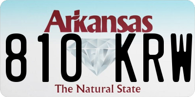 AR license plate 810KRW