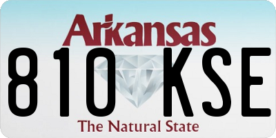 AR license plate 810KSE