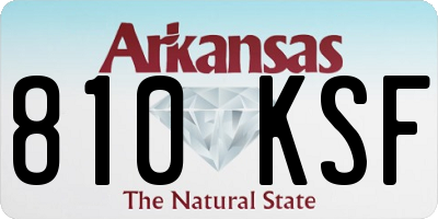 AR license plate 810KSF