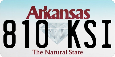 AR license plate 810KSI