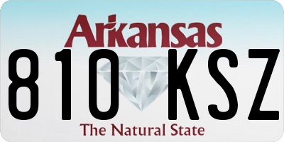 AR license plate 810KSZ