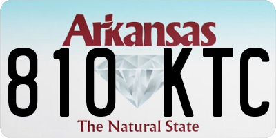 AR license plate 810KTC
