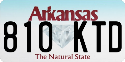 AR license plate 810KTD