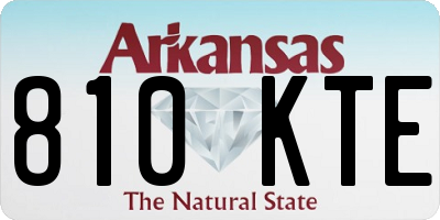 AR license plate 810KTE