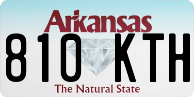 AR license plate 810KTH