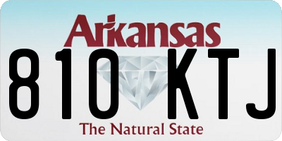 AR license plate 810KTJ