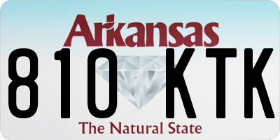 AR license plate 810KTK