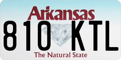 AR license plate 810KTL