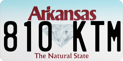 AR license plate 810KTM