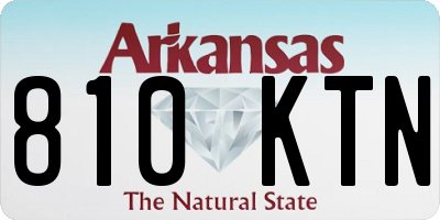 AR license plate 810KTN