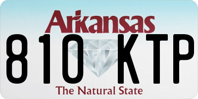 AR license plate 810KTP