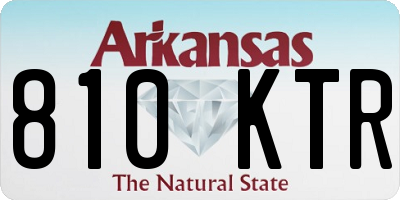 AR license plate 810KTR