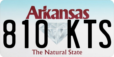 AR license plate 810KTS