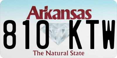 AR license plate 810KTW