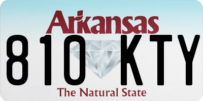 AR license plate 810KTY