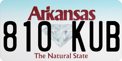 AR license plate 810KUB
