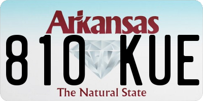 AR license plate 810KUE