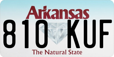 AR license plate 810KUF