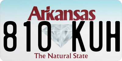 AR license plate 810KUH