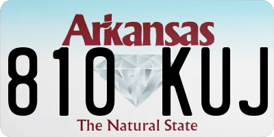 AR license plate 810KUJ