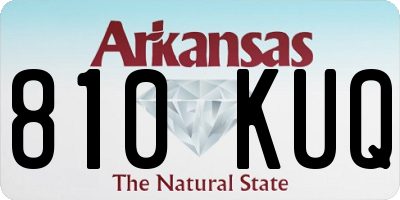 AR license plate 810KUQ