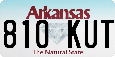 AR license plate 810KUT