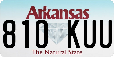 AR license plate 810KUU