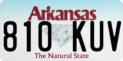AR license plate 810KUV