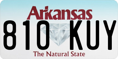 AR license plate 810KUY