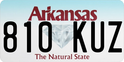 AR license plate 810KUZ