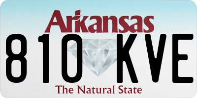 AR license plate 810KVE