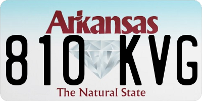 AR license plate 810KVG