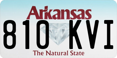 AR license plate 810KVI