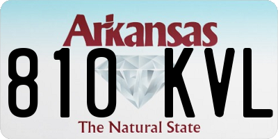 AR license plate 810KVL