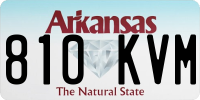 AR license plate 810KVM