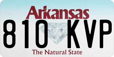 AR license plate 810KVP